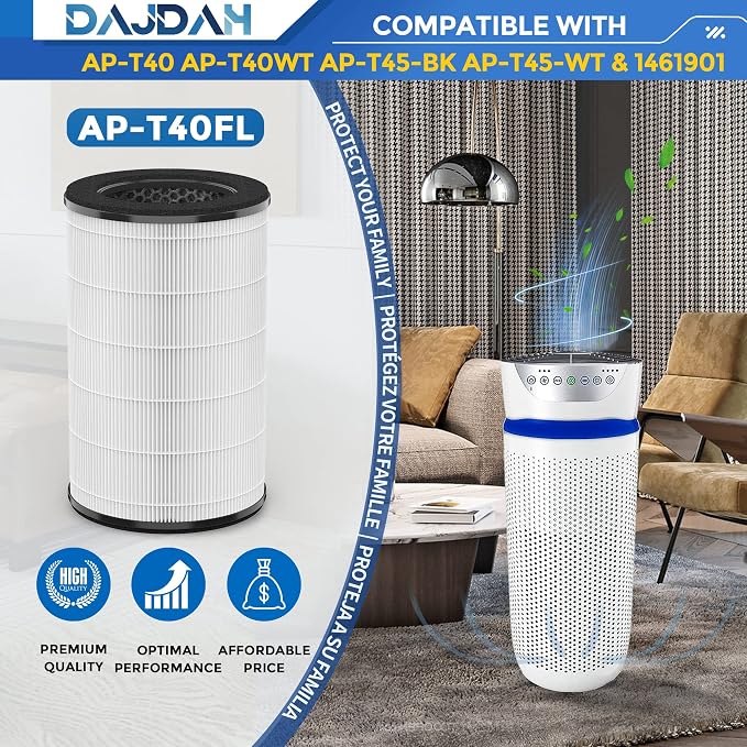 AP-T45 AP-T40FL Replacement Filter Compatible - Image 2