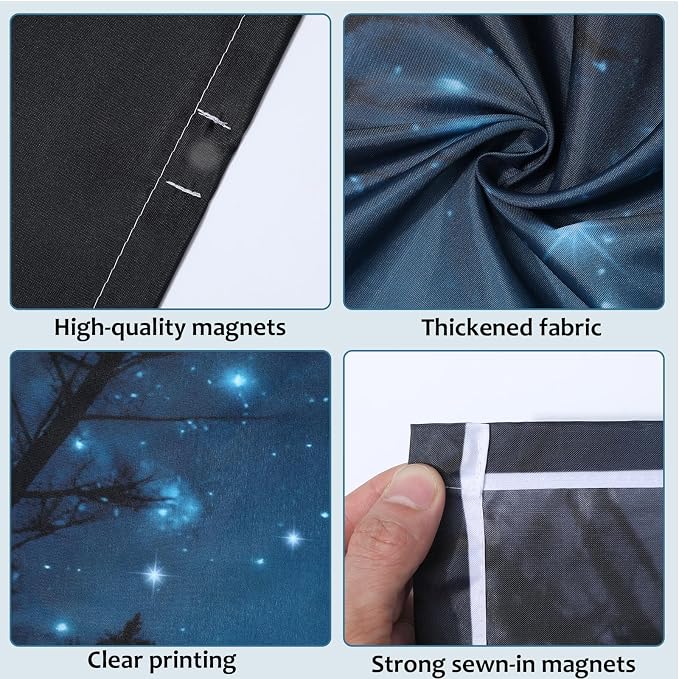8PCS Fluorescent Light Cover, 4x2 Feet Magnetic Light Cover Fluorescent Lights - Image 3