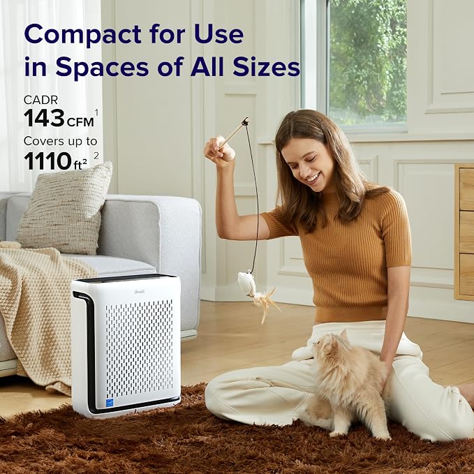 Levoit Air Purifiers for Home Large Room Bedroom Up to 1110 Ft2 - Image 3