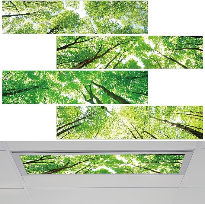 4 Pcs Fluorescent Light Covers by Wiooffen