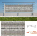 Privacy Screen 1.6' x 49.2' UV Protection Weather Resistant Waterproof Outdoor by AYLFBFU