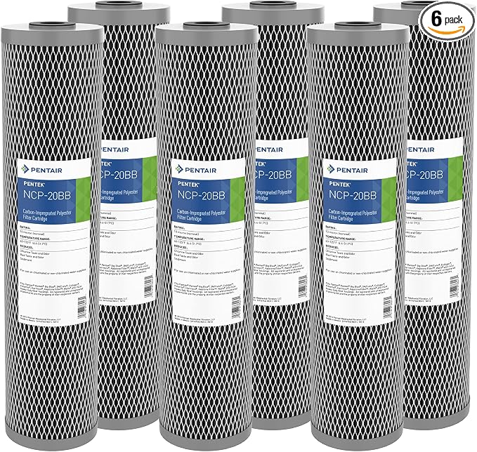 Pentair Pentek NCP-20BB Big Blue Carbon Water Filter, Whole House Non-Cellulose by PENTAIRPENTEK