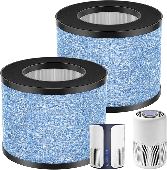 2 Pack C102 MA-01CW HEPA Replacement Filter Compatible by WILERDA