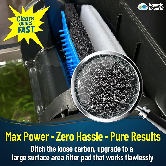 Aquarium Carbon Pad – Cut‑to‑Fit Carbon Infused Filter Pad Media - Image 4