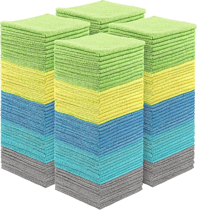 HOMEXCEL Microfiber Cleaning Cloths, 200 Pack Cleaning Rags - Image 7