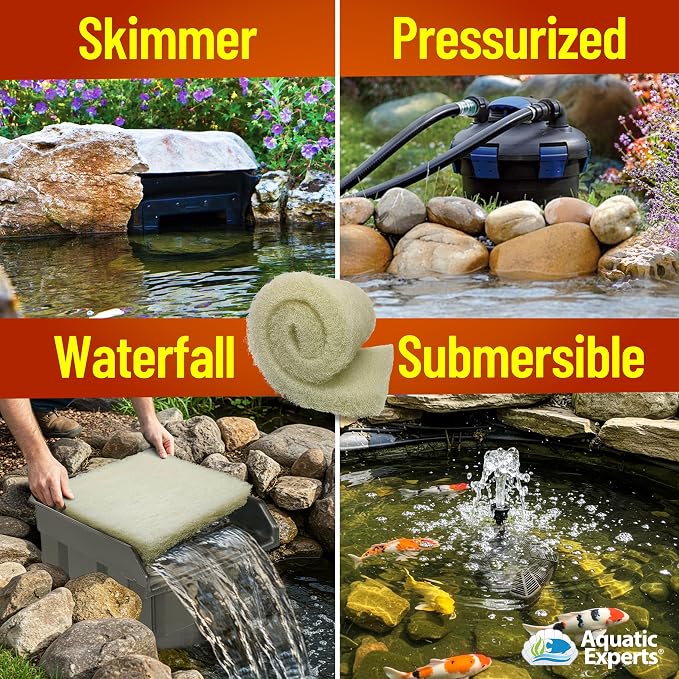 Aquatic Experts Cream COARSE Pond Filter Pad - Image 4