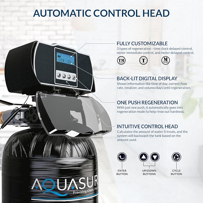 Aquasure Harmony Series 30, 000 Grains Whole House Water Softener - Image 7