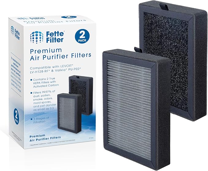 Fette Filter - LV-H128 True HEPA H13 Replacement Filter Compatible by Fette+Filter