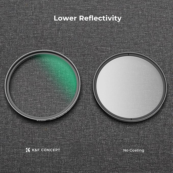 K&F CONCEPT 82mm White Mist 1/4 Filter, 18 Multi-Layer Coatings Dreamy Soft - Image 5