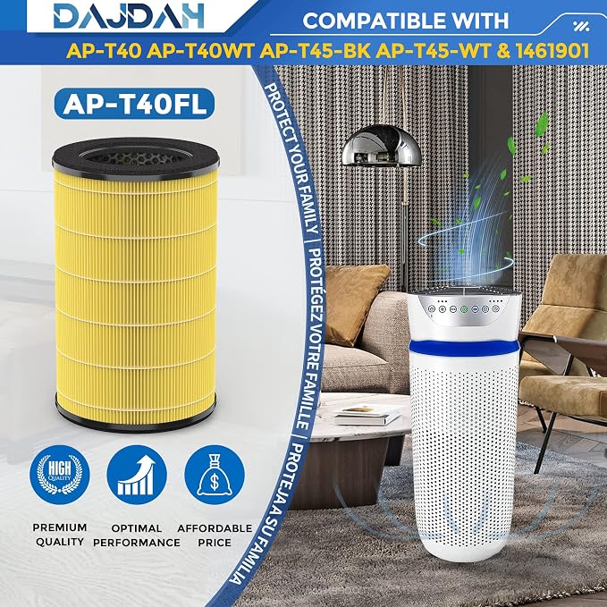 AP-T45 AP-T40FL Replacement Filter Compatible - Image 2