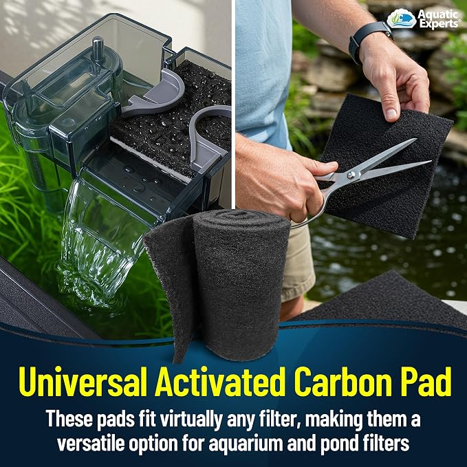 Aquarium Carbon Pad – Cut‑to‑Fit Carbon Infused Filter Pad Media - Image 8
