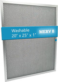 Washable Electrostatic Furnace Air Filter, MERV 8, Aluminum Reusable Filter by wioAIR