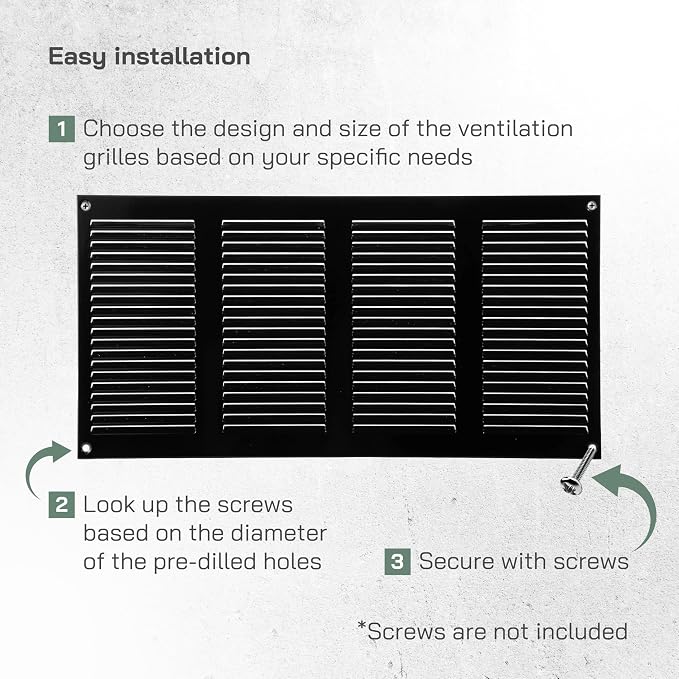 Vent Systems 16" x 8" Inch Pack of 2 - Image 4