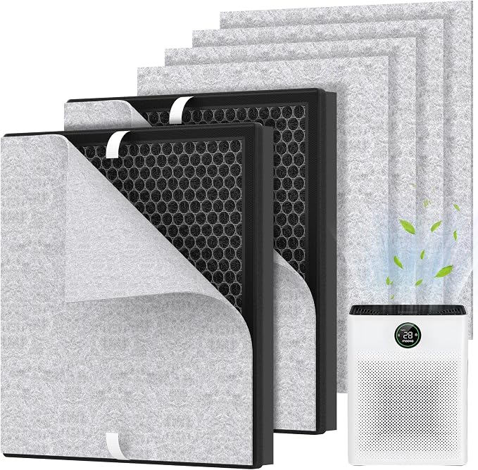 2 Packs PR1 Replacement Filter for Mooka PR1 Air Cleaner Purifier, Premium by XBWW