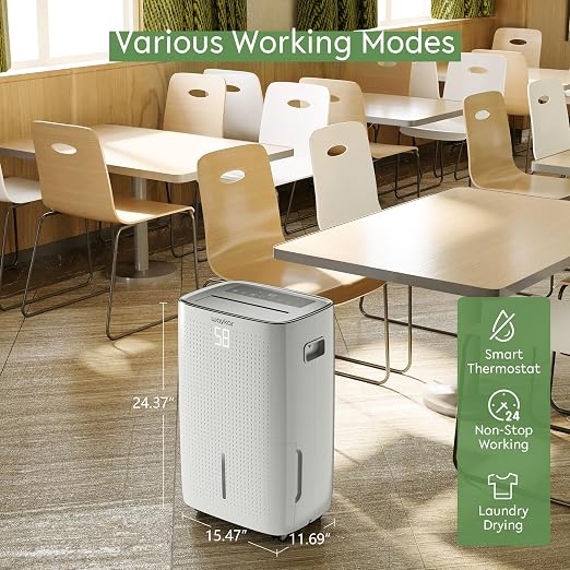Waykar 150 Pint 7, 000 Sq.Ft Dehumidifier - Image 5