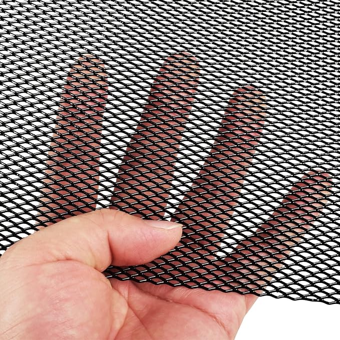 AggAuto 47x16 inches Car Pickup Truck Grill Mesh Spoiler Bumper Vent Aluminum - Image 5