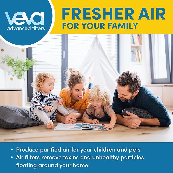 VEVA Genuine 8000 Elite Pro Series Air Purifier 2 HEPA Filters & 8 Carbon - Image 7