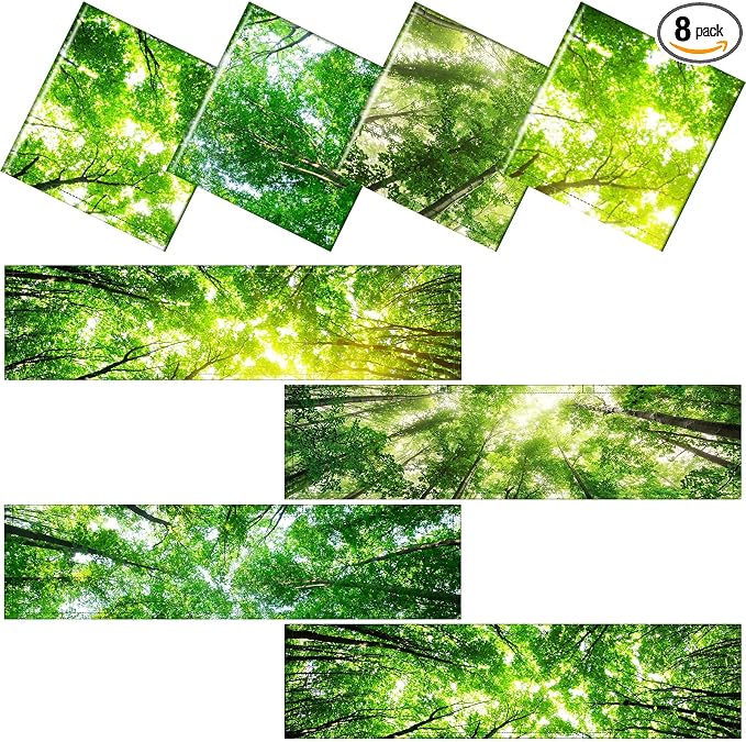 8 Pcs 1 x 4 Feet Fluorescent Lights Covers Magnetic Ceiling Light Cover by Wowangce