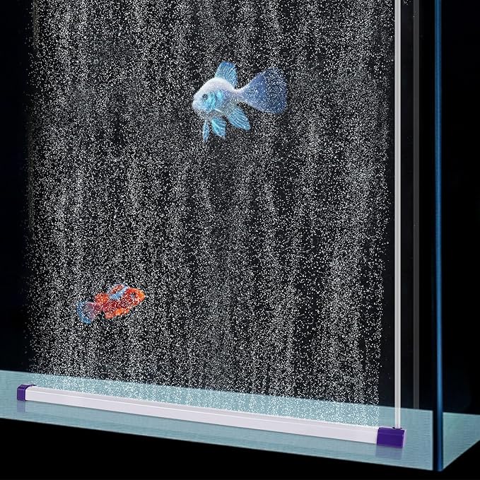 hygger 21.7 Inch Long Aquarium Bubble Bar, Ultra-Fine Quiet Oxygen Diffuser by hygger