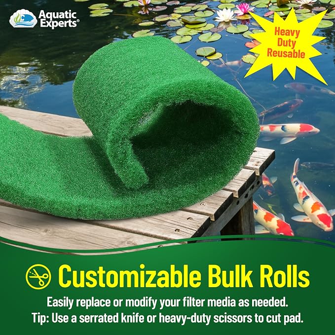 Aquatic Experts Green COARSE Pond Filter Pad - Image 3