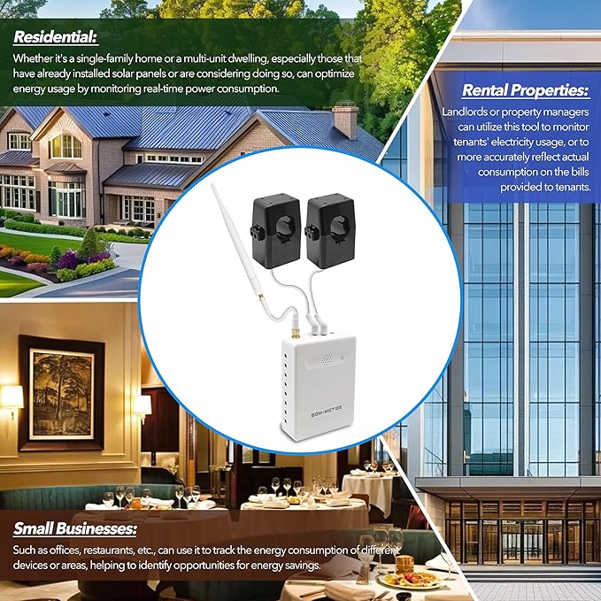 Smart Home Energy Monitor, Measure Power Usage in Real-Time, History - Image 4