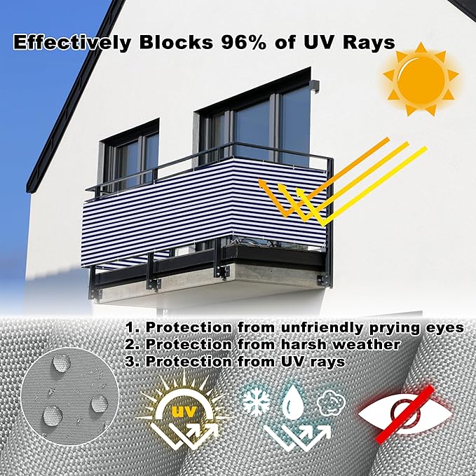Privacy Fence Screen 2' x 3.3' Durable UV-Resistant Outdoor Dog Fence, - Image 4