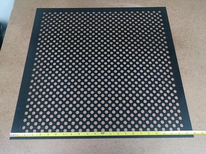 2'x2' Black Plastic Perforated Tile, 10 Pack, - Image 7