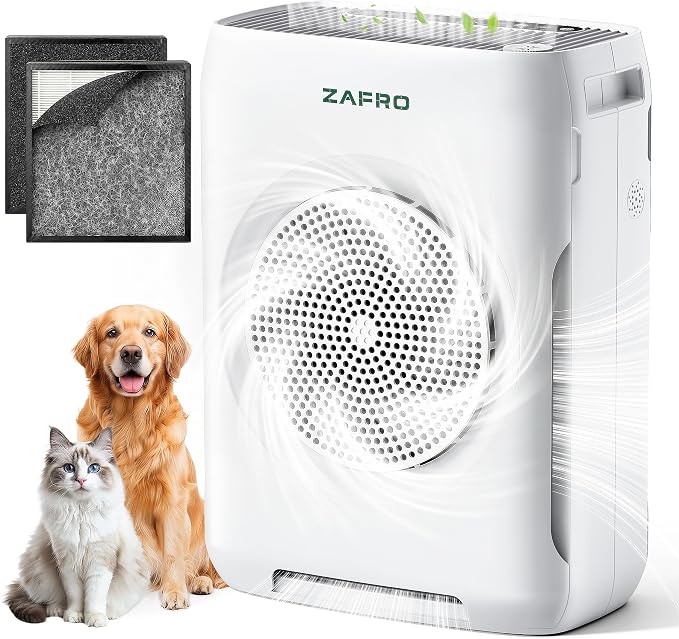 ZAFRO Air Purifiers for Home Large Room Up to 3000 Ft², H13 HEPA Air Cleaner by ZAFRO