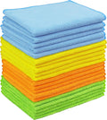 Simple Houseware Microfiber Cleaning Cloth 20 Pack, 4 Colors by SimpleHouseware