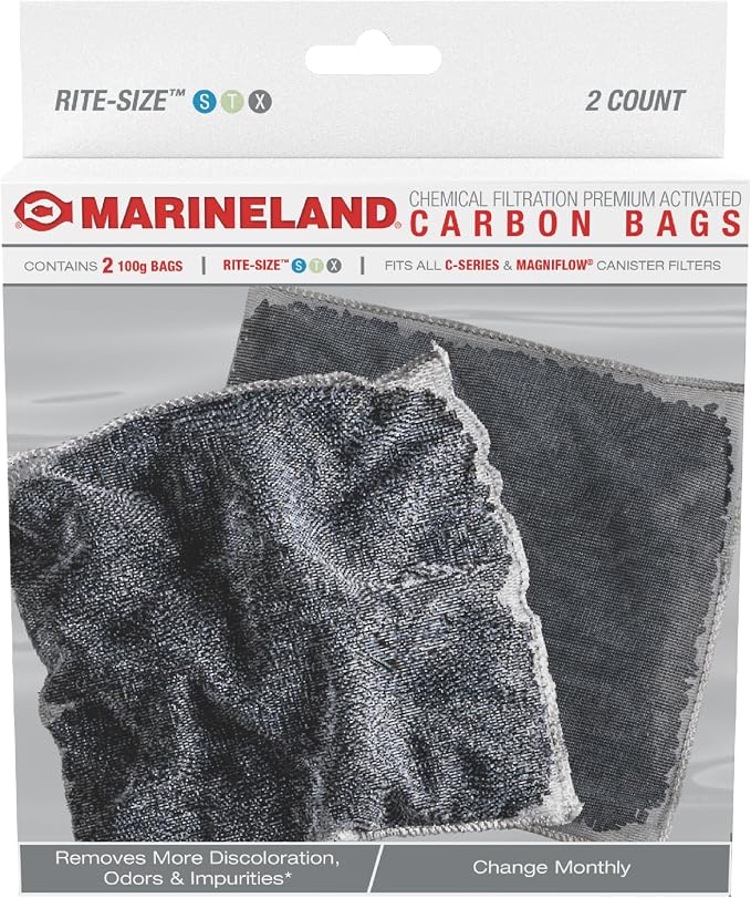 Marineland Carbon Bags, Support Chemical Aquarium Filtration, Rite-Size S - Image 7
