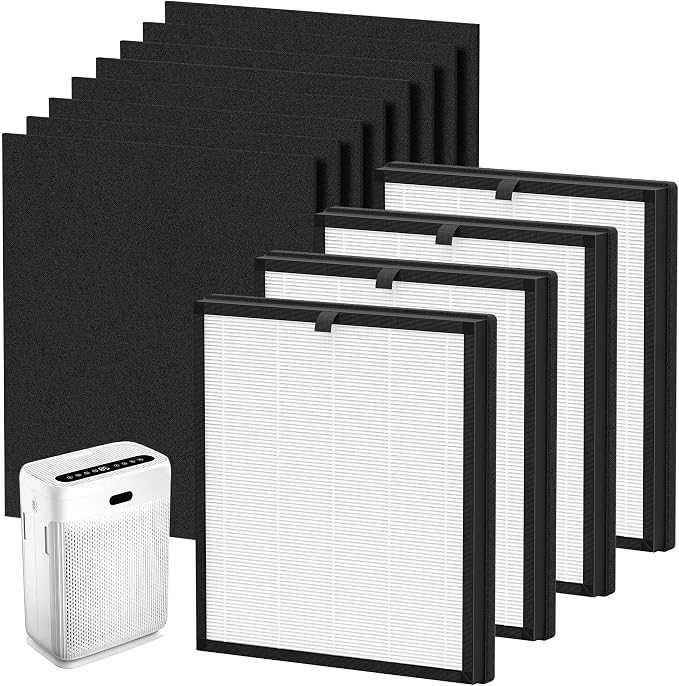 4 Pack K06 H13 True HEPA Replacement Filter Compatible by XBWW