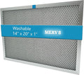 Washable Electrostatic Furnace Air Filter, MERV 8, Aluminum Reusable Filter by wioAIR