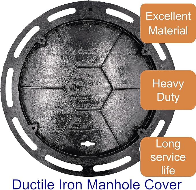 20 in Cast Iron Manhole Cover and Frame - Image 3