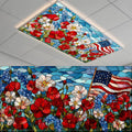 Fluorescent Light Covers-2 Pack 4 x 2 Feet Magnetic Ceiling Light Cover Room by BSFHH