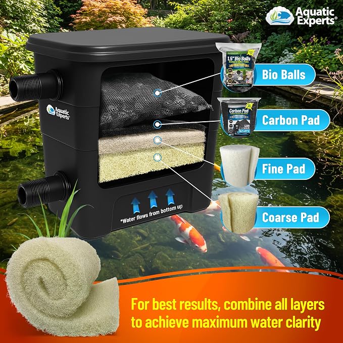 Aquatic Experts Cream COARSE Pond Filter Pad - Image 7