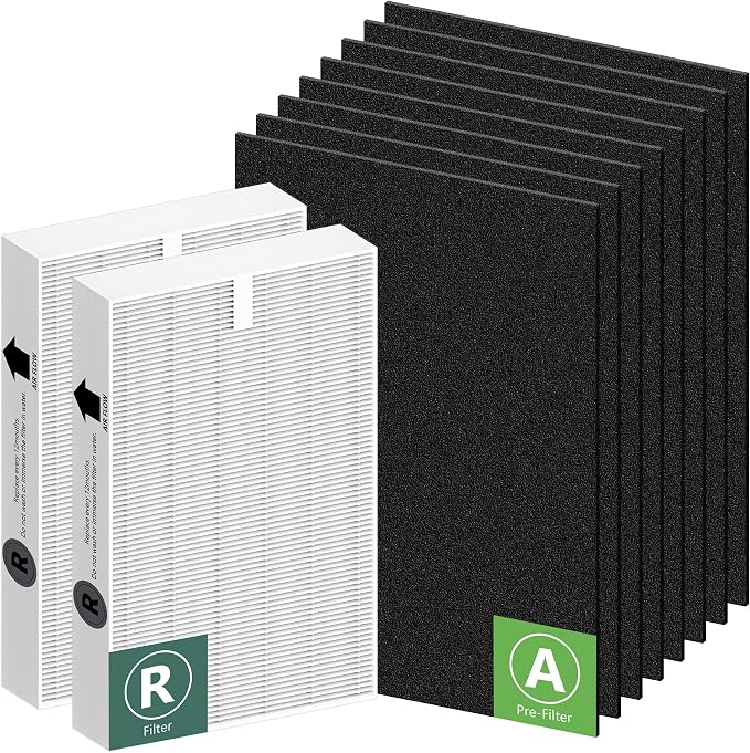 HPA100 Replacement Filters for Honeywell HPA100 HRF-ARVP100 Series Air Purifier by Funmit