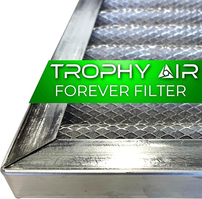 | Merv 8 | Washable & Reusuable AC/Furnace Filter | Lifetime HVAC & Furnace Air by TrophyAir