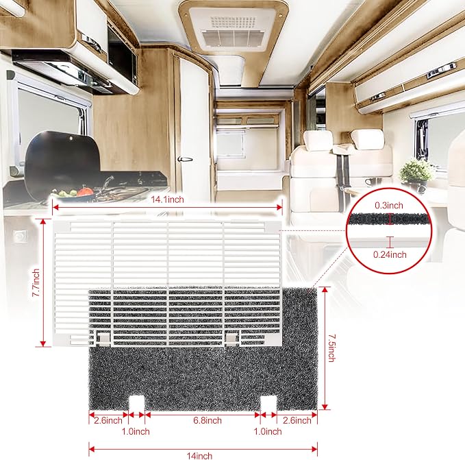 RV A/C Ducted Air Grille Replacement - Image 7