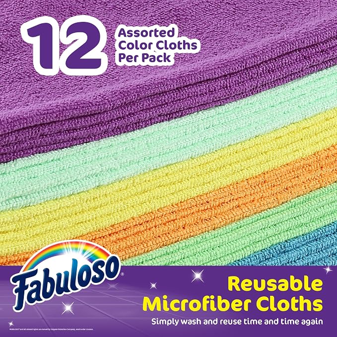 Fabuloso Microfiber Cleaning Cloths - Image 2