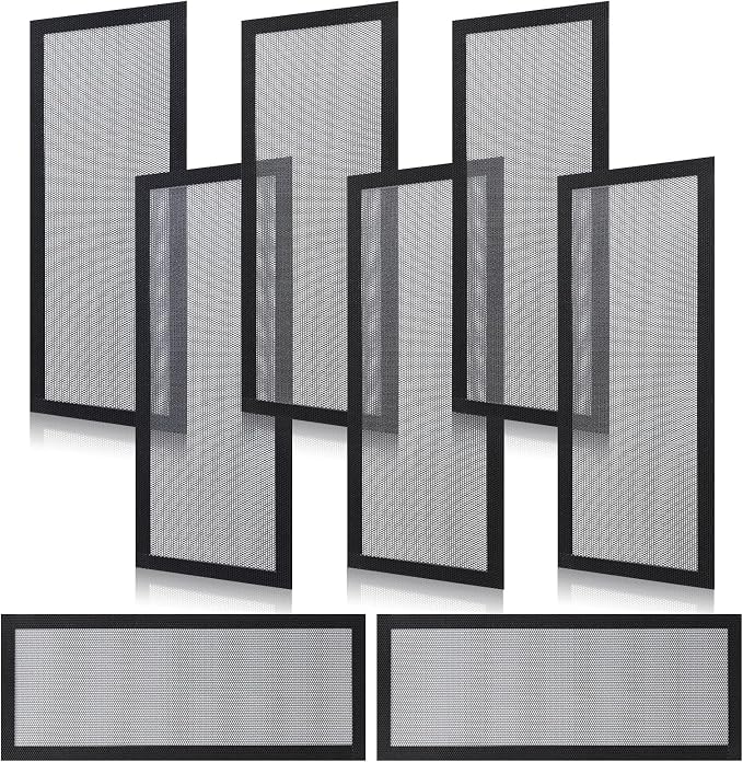 8pcs 12x5.5 Inch Magnetic Vent Covers, Strong Magnetic Mesh Vent Filters by NQEUEPN