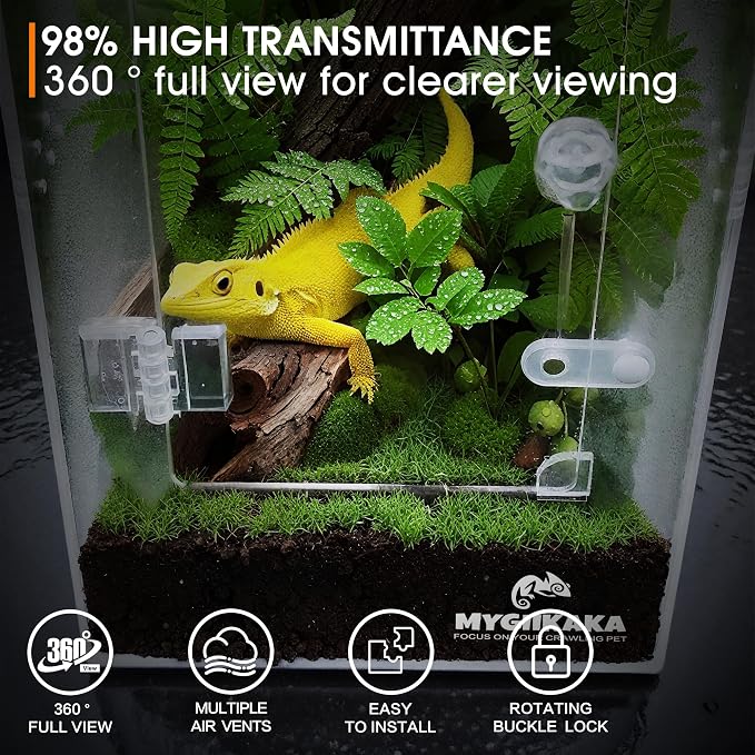 MYGIIKAKA Jumping Spider Enclosure Accessories, Tarantula Spider Box, Bug Cage - Image 2