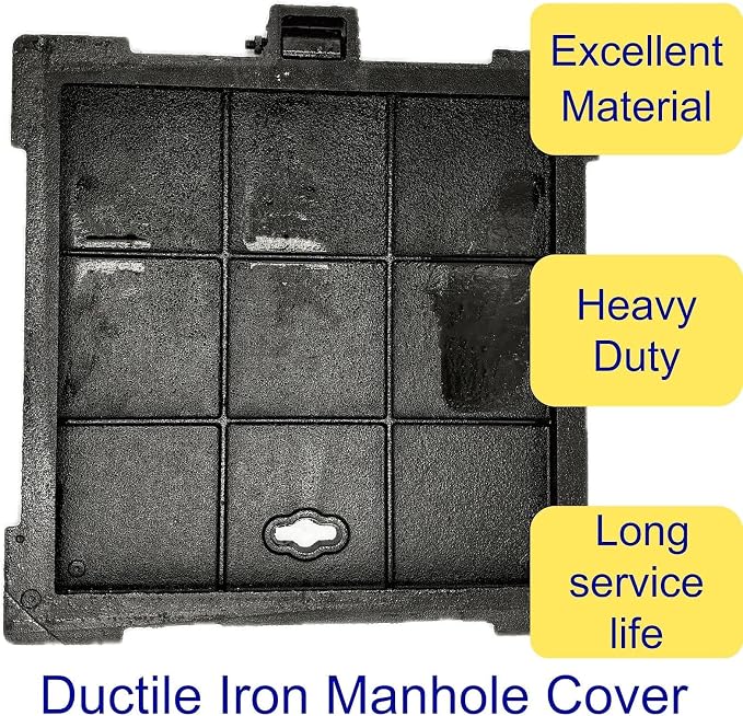 20x20 In Cast Iron Manhole Cover and Frame - Image 3