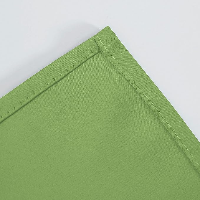 LEMOMO Blackout Curtains 66 x 95 inch/Light Green Curtains Set of 2 Panels/Thermal Insulated Room Darkening Bedroom Curtains
