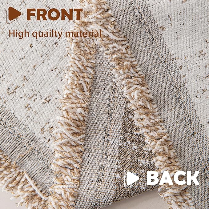 Boho Chenille Couch Cover for Dogs, Non Slip Sofa Cover, Couch Slipcover Covers for 3 Cushion, Furniture Protector with Tassels for Pets Washable, 71"x118", Speckled Beige