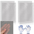 4 Pcs 13x9 20 Mesh 304 Stainless Steel Wire Mesh Sheet, Rustproof Metal Mesh by Unknown