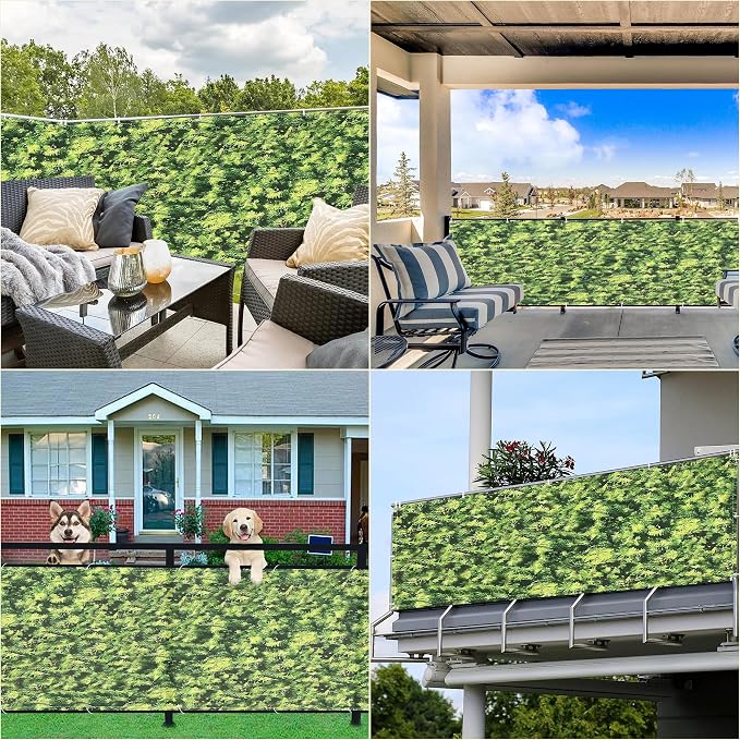 Privacy Screen Protector 3.1' x 32.8' Privacy Protection Weatherproof Privacy - Image 7