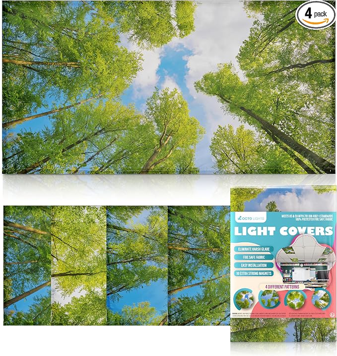 Magnetic Tree Cover for Fluorescent Or LED Fixture by OctoLights